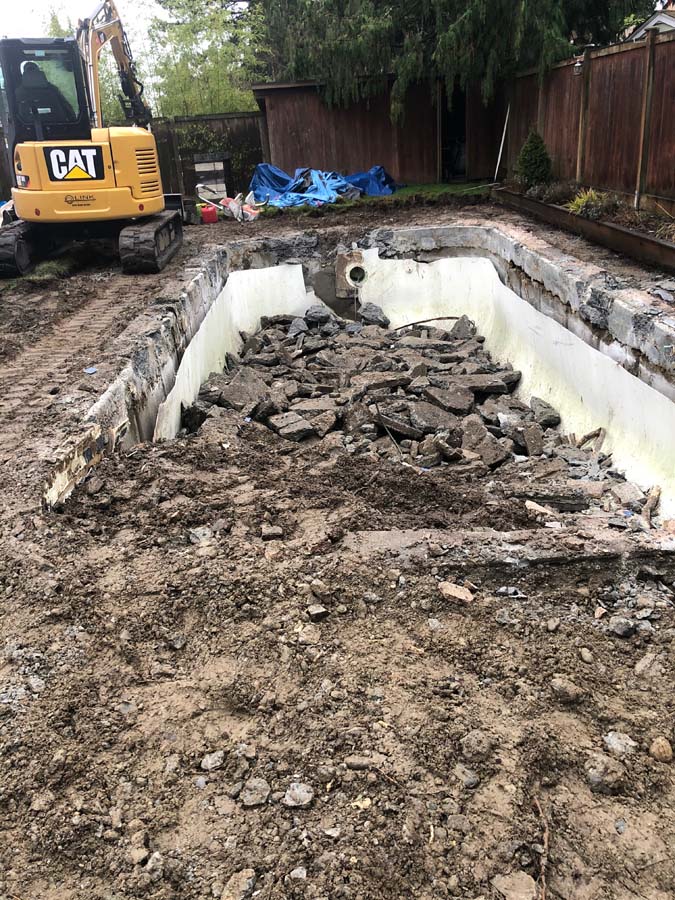 Pool Removal and Demolition Monroe WA