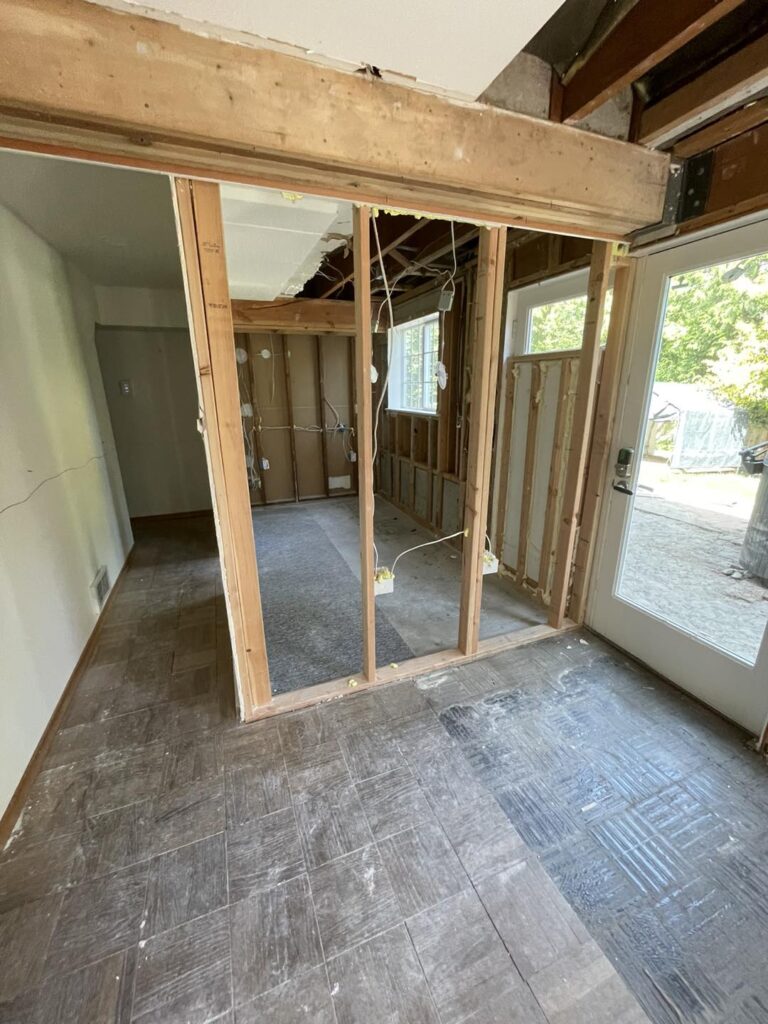 Finished Bathroom Demolition Job in Snohomish County