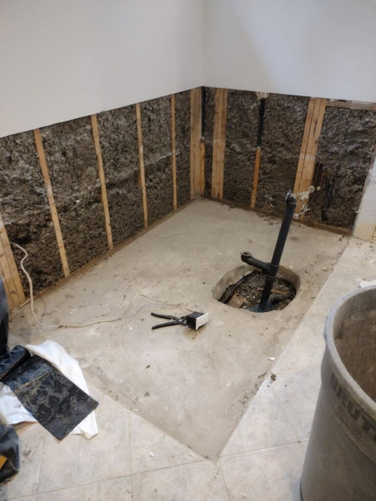 Finished and removed tub in one of our Bathroom Demo Jobs -PNW Demolition